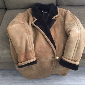 Danier Leather Shearling Coat